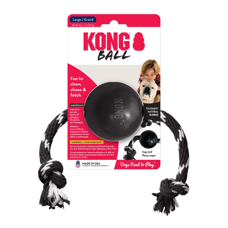 Kong extreme pelota con cuerda Large, , large image number null